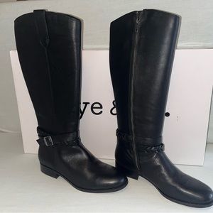 Frye Tall Celina Inside Zip Boots in Black